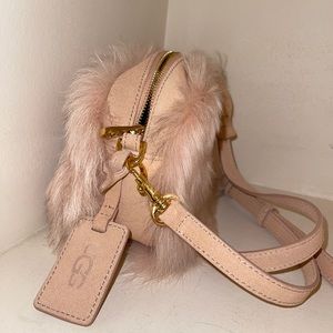 UGG JANEY CROSSBODY TOSCANA HANDBAG AMB PEACH new